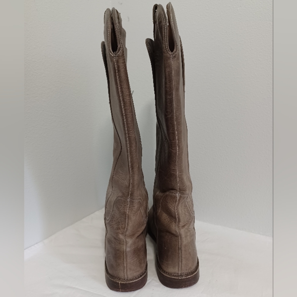 Frye tall boots smoky gray leather size 8.5B - Picture 4 of 13